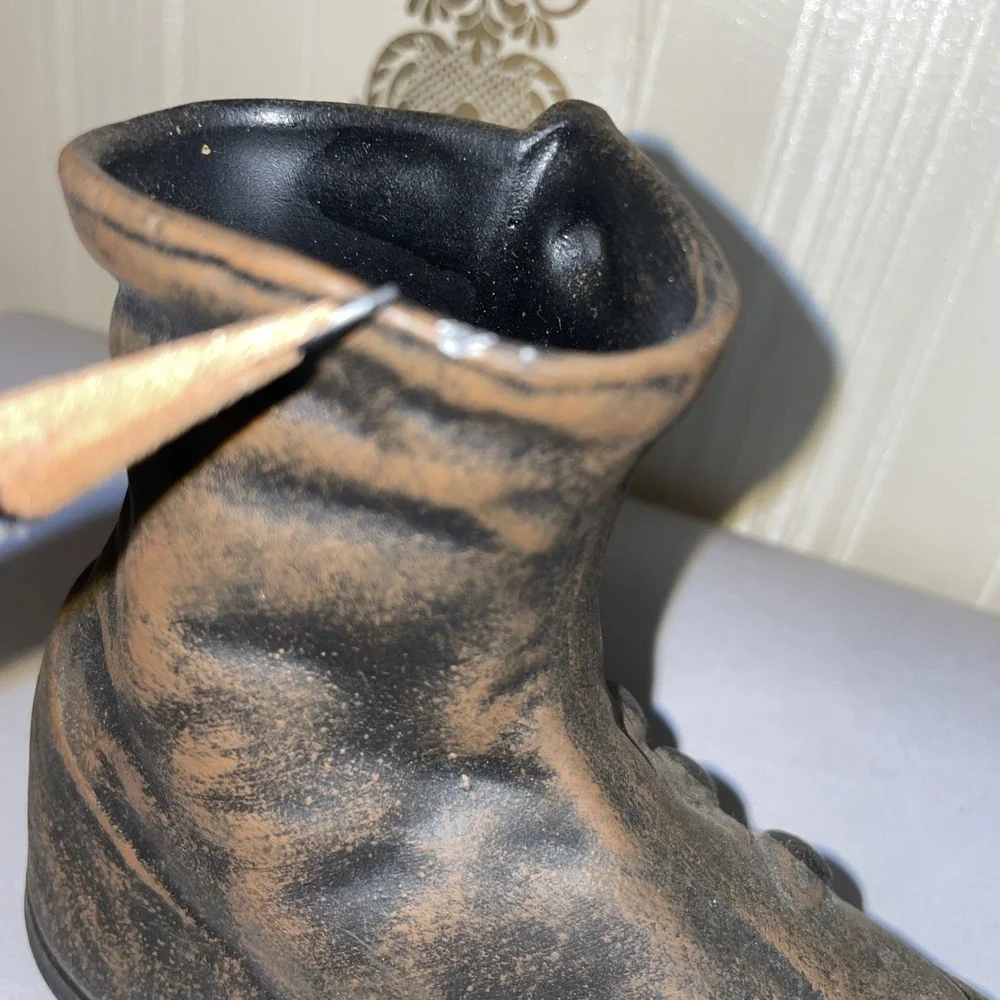 Vintage Ceramic High Button Boots‎ | Victorian Side Button Boot